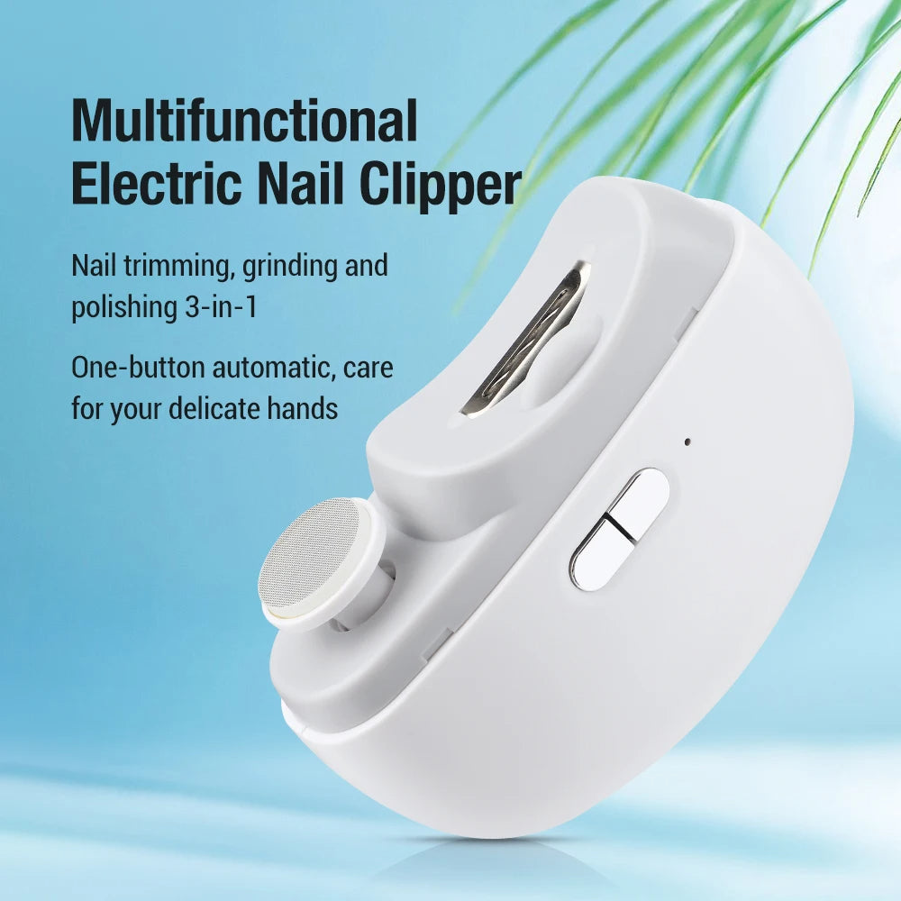 Electric Nail Clipper Grinding and Multifunctional Portable Automatic Nail Grinder Electric Manicure Tool