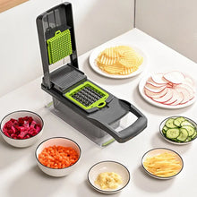 12 in 1 Multifunctional Vegetable Slicer Cutter Shredders Slicer With Basket