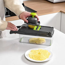 12 in 1 Multifunctional Vegetable Slicer Cutter Shredders Slicer With Basket