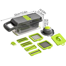12 in 1 Multifunctional Vegetable Slicer Cutter Shredders Slicer With Basket