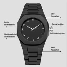 Neutral Casual High-End Quartz Watch Arabic Numerals Waterproof Wristwatch Southeast Asia Style