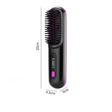 Portable Hair Straight Comb And Hair Straightening Brush