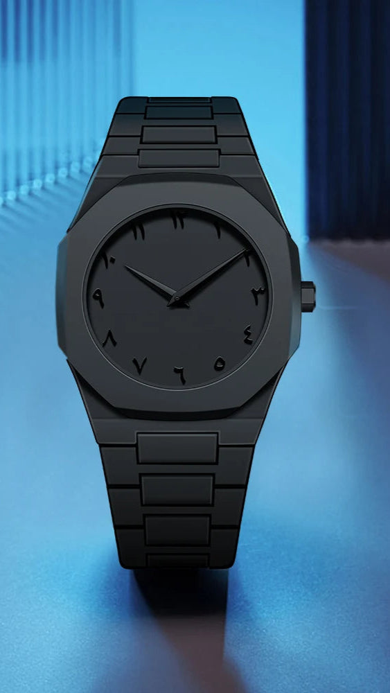 Neutral Casual High-End Quartz Watch Arabic Numerals Waterproof Wristwatch Southeast Asia Style