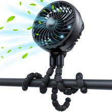 Octopus Mini Fan Multi-Function Folding Usb Desktop Outdoor Stroller Handheld Fan for Easy Portability